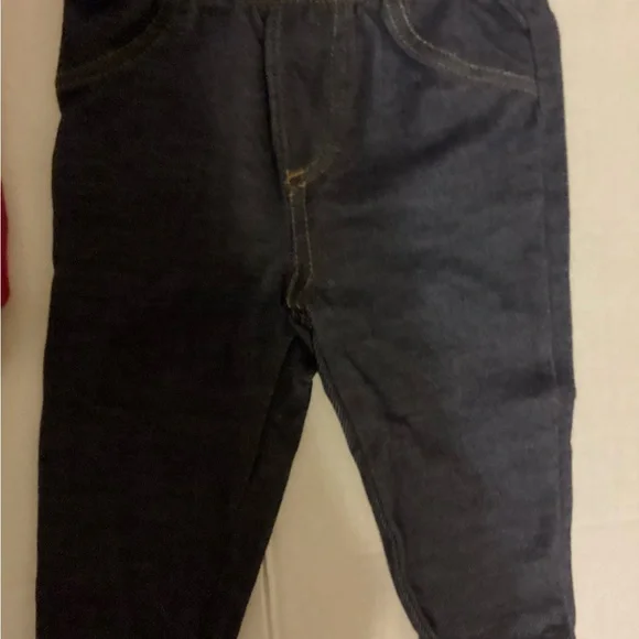 Carters 6 mo Floral Hooded Jacket w. Red Bodysuit & Jean NWT - Picture 5 of 7